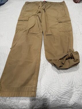 7 For All Mankind Men's Tan Cargo Pants